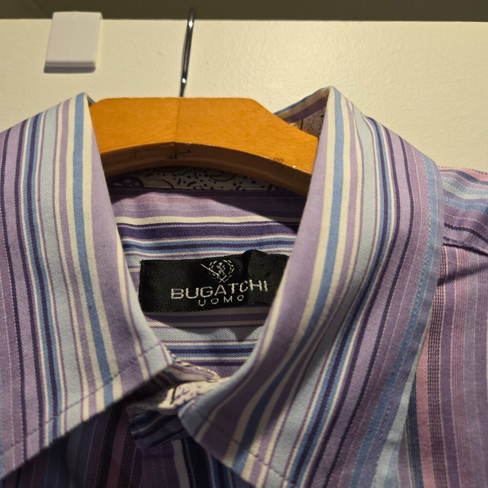 MENS BUGATCHI DRESS SHIRT - Picture 5 of 5